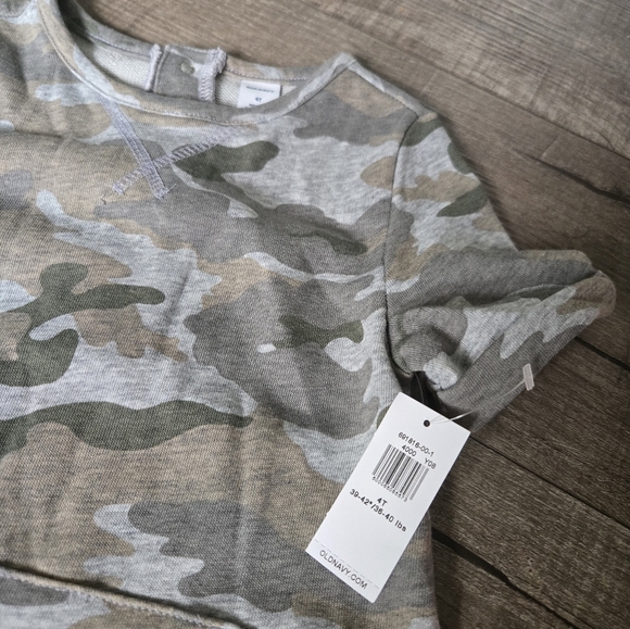 Old Navy Toddler Girls Camo Jumper 4T NWT - Picture 5 of 5